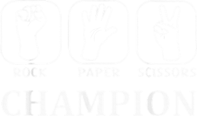 Funny Game Rock Paper Scissors Champion Women's V-Neck T-Shirt