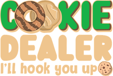 Funny Girl Scout Cookie Dealer I'll Hook You Up Kids Hoodie