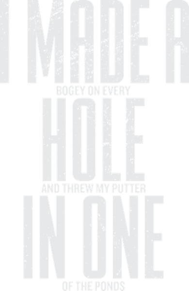 Funny Golf Shirts For Men Women Hole In One Golf Toddler T-Shirt