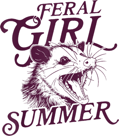 Feral Girl Summer Funny Baby Bodysuit