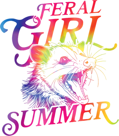 Feral Girl Summer Funny Baby Bodysuit