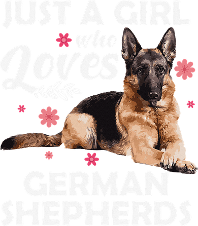 Funny German Shepherd Art Dog Lovers Doddie Hoodie