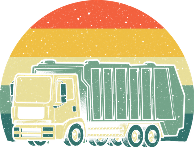Funny Garbage Truck Design For Kids Men Women Trash Truck Gift Women's Tank Top