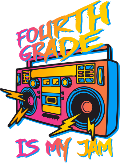 Fourth Grade Teacher Retro Kids Hoodie