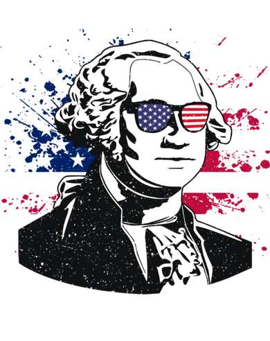 Funny George Washington Suck It England Vintage July 4th Toddler T-Shirt