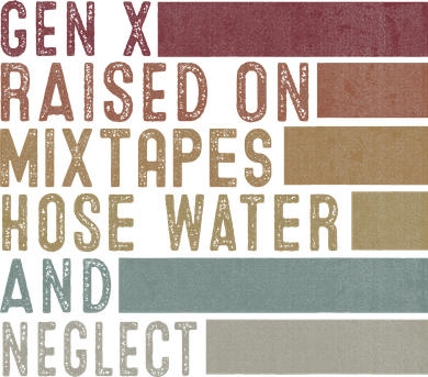 Funny Gen X Raised On Mixtapes Hose Water And Neglect Toddler Hoodie