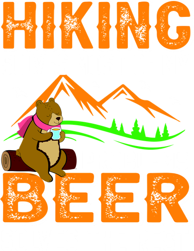 Funny Hiking Beer Solves Problems Hooded Wearable Blanket