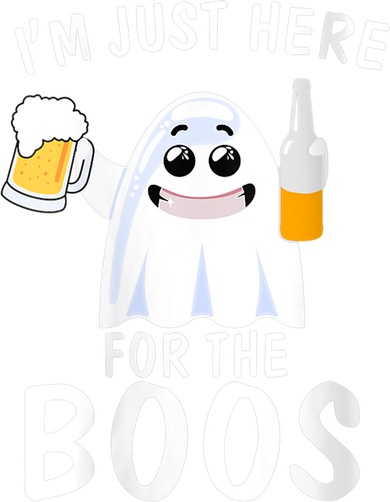 Funny Halloween, Cute Halloween, I'm Just Here For The Boos Costume Toddler T-Shirt