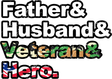 Father Husband Veteran Hero Doggie Tank
