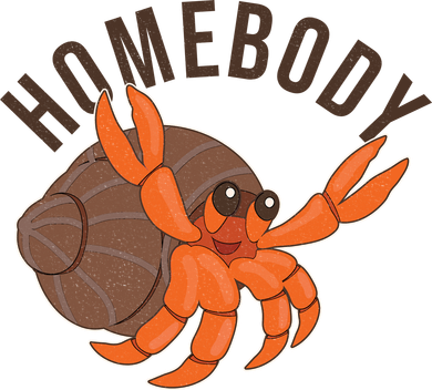 Funny Homebody Hermit Crab Kids Sweatshirt