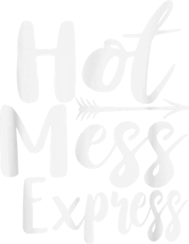 Funny Hot Mess Express Life Status Polo
