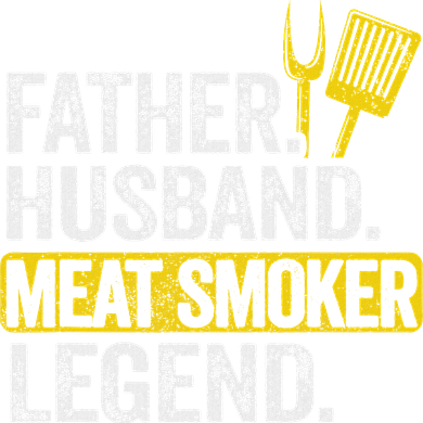 Father Husband Meat Smoker Legend Grilling Dad Meat Smoking Doggie Tank