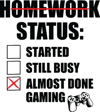Funny Homework Status Still Busy Gaming Gamer Meme Coaster