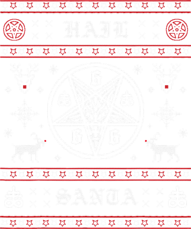 Funny Hail Santa Ugly Christmas Funny Gift Amazing Design Tumbler