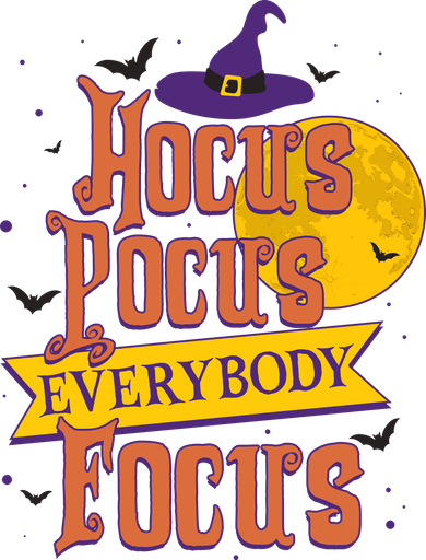 Funny Halloween Teacher Everybody Focus Button