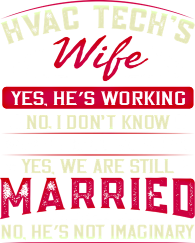 Funny Hvac Tech Wife Hvac Technicians Friend Mom Gift Polo