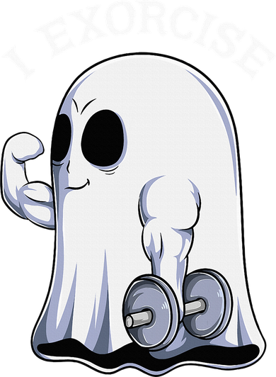 Funny Halloween Workout Ghost Exorcise Fitness Shirt Women's T-Shirt
