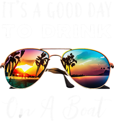 Funny Its A Good Day To Drink On A Boat Color Boating Women's Long Sleeve Shirt