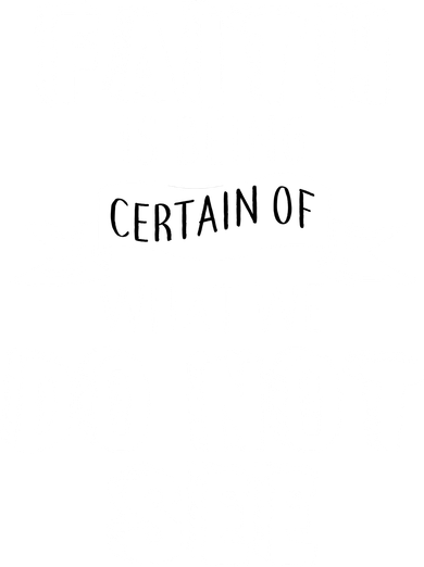 Faith Is Being Certain Of What We Do Not See Button