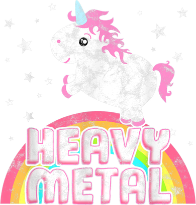 Funny Ironic Cool Unicorn Heavy Metal Music Festival Toddler Hoodie