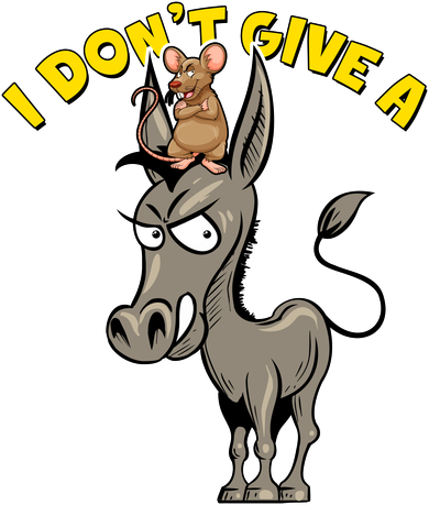 Funny I Don't Give A Rat's Ass Kids Hoodie