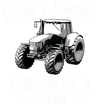 Funny I Don't Snore I Dream I'm A Tractor Gift For Dad Baby Bodysuit