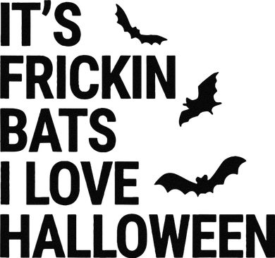 Funny Its Frickin Bats I Love Halloween Spooky Fall Bat Doggie Tank