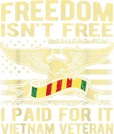 Freedom Isn't Free I Paid For It Proud Vietnam Veteran Gifts Tote Bag