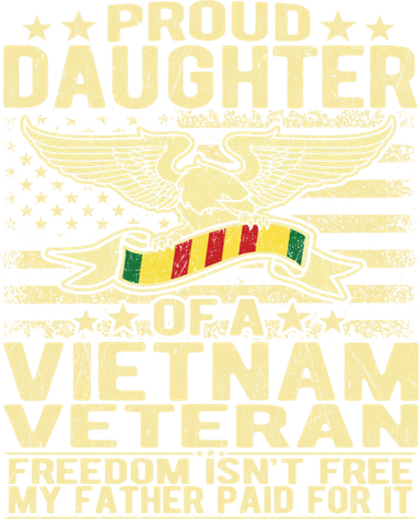 Freedom Isn't Free Proud Daughter Of A Vietnam Veteran Gift Beanie