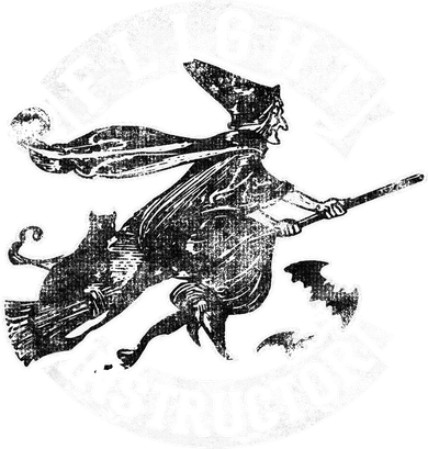 Flight Instructor Funny Halloween Witch Costume Gift Apron
