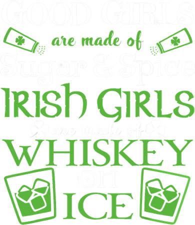 Funny Irish Girls Are Whiskey On Ice St. Patrick's Day Gift Mousepad