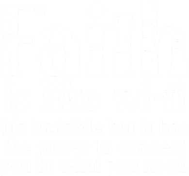 Faith Is Like Wifi God Jesus Religious Funny Christian Kids T-Shirt
