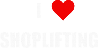 Funny I Love Shoplifting Design Kids T-Shirt