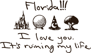 Florida I Love You ItS Ruining My Life Coaster