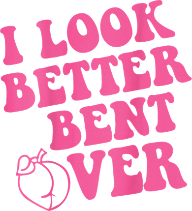 Funny i look better bent over Quote apparel cool saying  Kids Hoodie