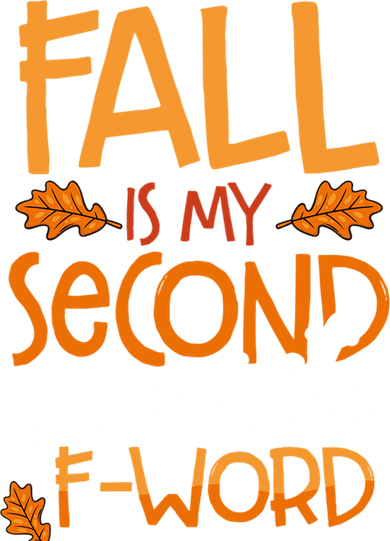 Fall Is My Second Favorite F Word Funny Autumn Gift Kids Hoodie