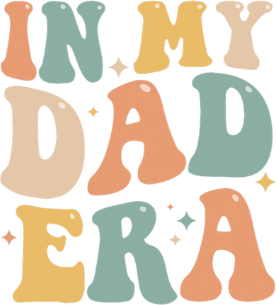 Funny In My Dad Era Lover Groovy Retro Daddy Fathers Day Gift Coaster