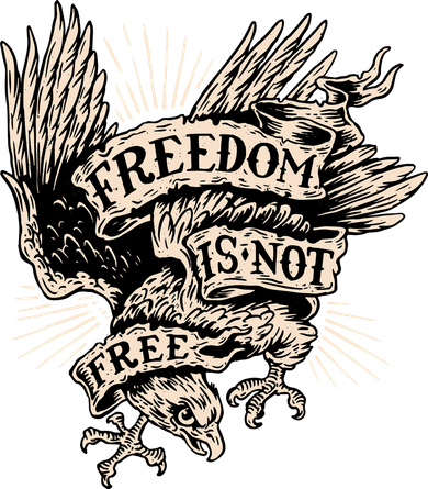Freedom Is Not Free Eagle Kids Hoodie