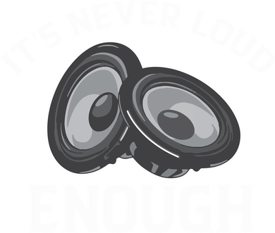 Funny Its Never Loud Enough Car Audio Lovers Vintage Mousepad