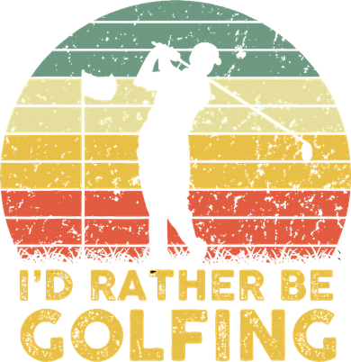 Funny Id Rather Be Golfing Women's T-Shirt