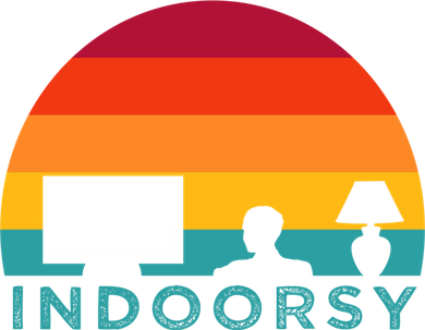 Funny Indoorsy Rather Be Inside Indoors Streaming Meme Gift Coaster