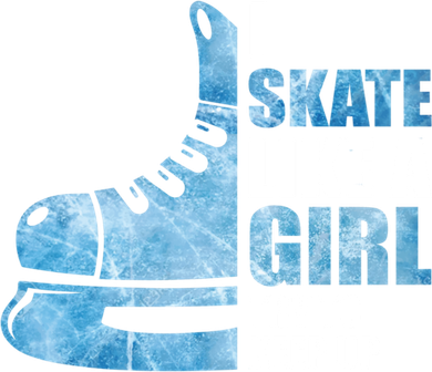 Funny I Skate Like A Girl Hockey Girl Great Gift Kids Sweatshirt