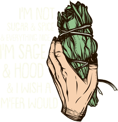 Funny I'm Sage And Hood And I Wish A M'Fer Would Bucket Hat