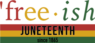 Free Ish Since 1865 With Pan African Flag For Juneteenth Kids T-Shirt