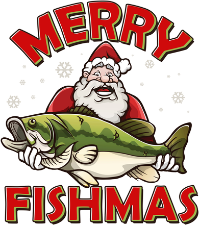 Merry Fishmas Christmas Fish Santa Tote Bag
