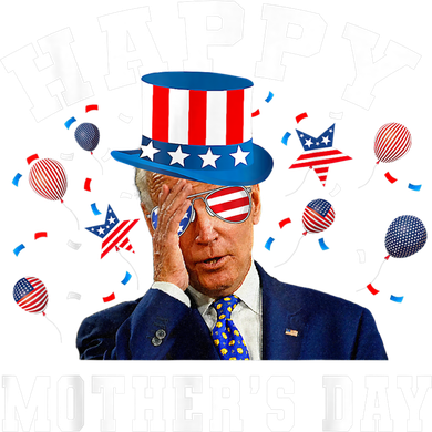 Funny Joe Biden Happy 4th Of July Confused Mother's Day Toddler Hoodie
