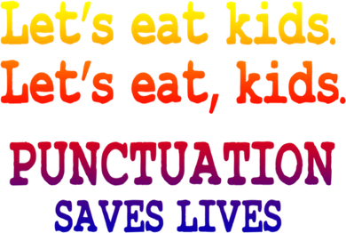 Funny Let's Eat Kids Punctuation Saves Lives Teacher Gift Button