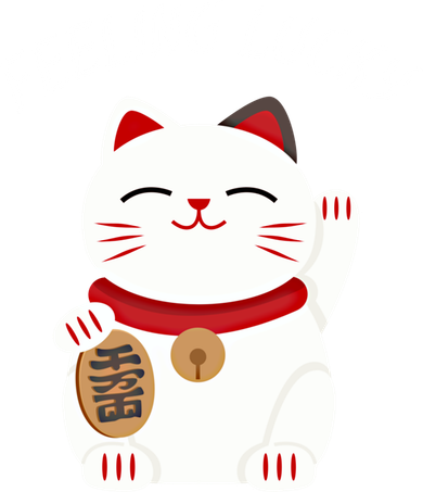 Feeling Lucky Lucky Cat Chinese Lucky Cat Gift Women's T-Shirt