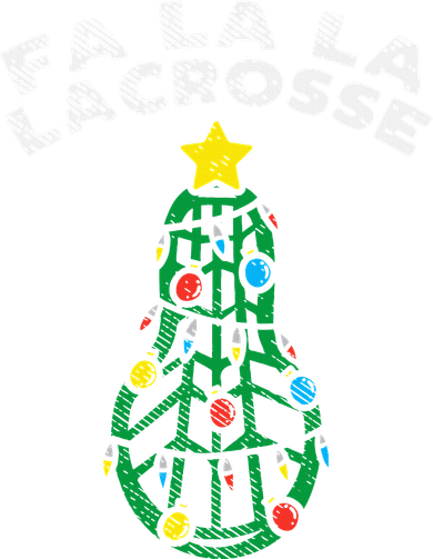 Fa La Lacrosse Christmas Lax Player Goalie Team Kids Hoodie