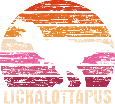 Funny Lesbian Lickalottapus Dinosaurs LGBTQ Pride Flag Retro Toddler T-Shirt